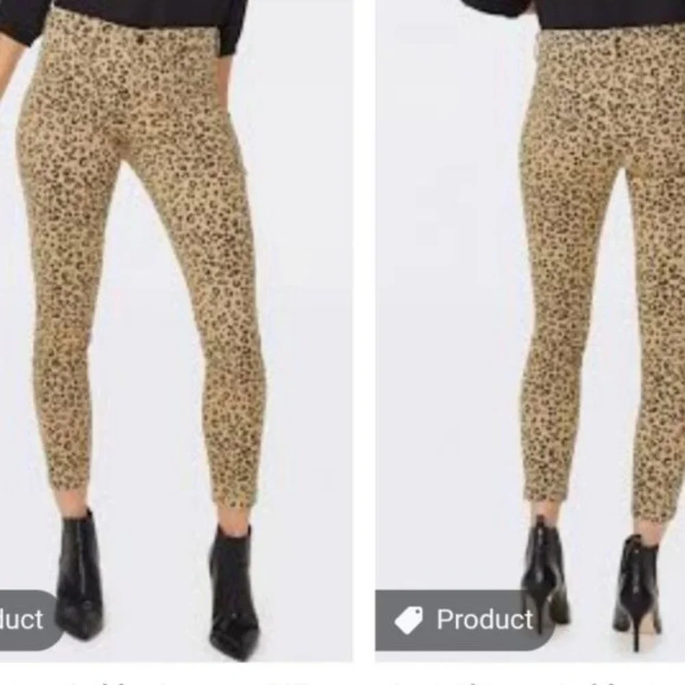 NYDJ ami skinny jeans Sierra Jag animal print jeans size 10 and 12 - Picture 1 of 16